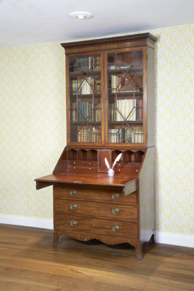 Mr Austen's bookcase, in the Drawing Room at Jane Austen's House