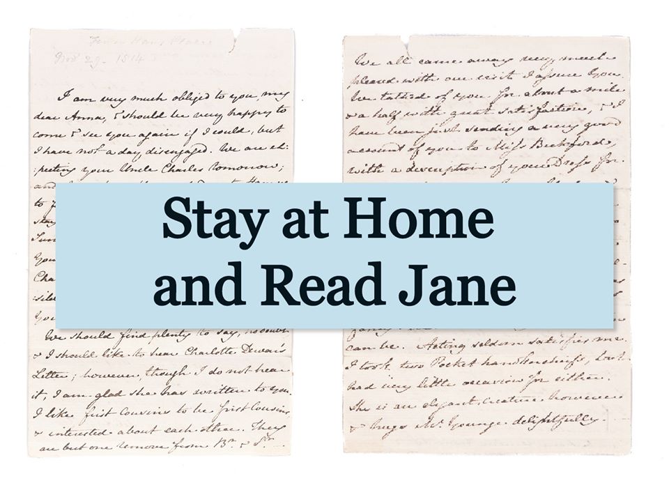 Stay at home and read Jane
