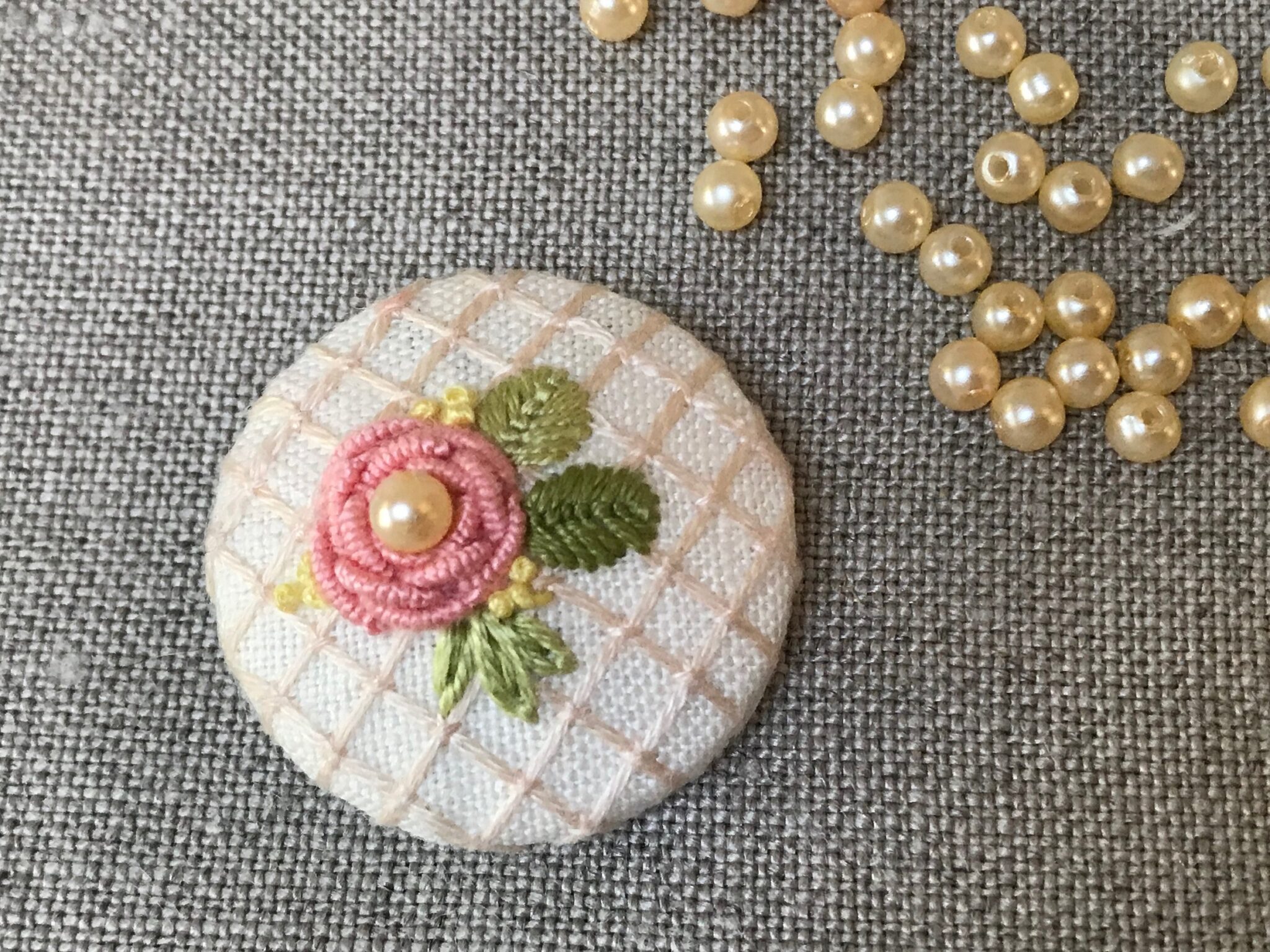 Online Embroidered Bullion Knot Roses, with Chrissie Juno