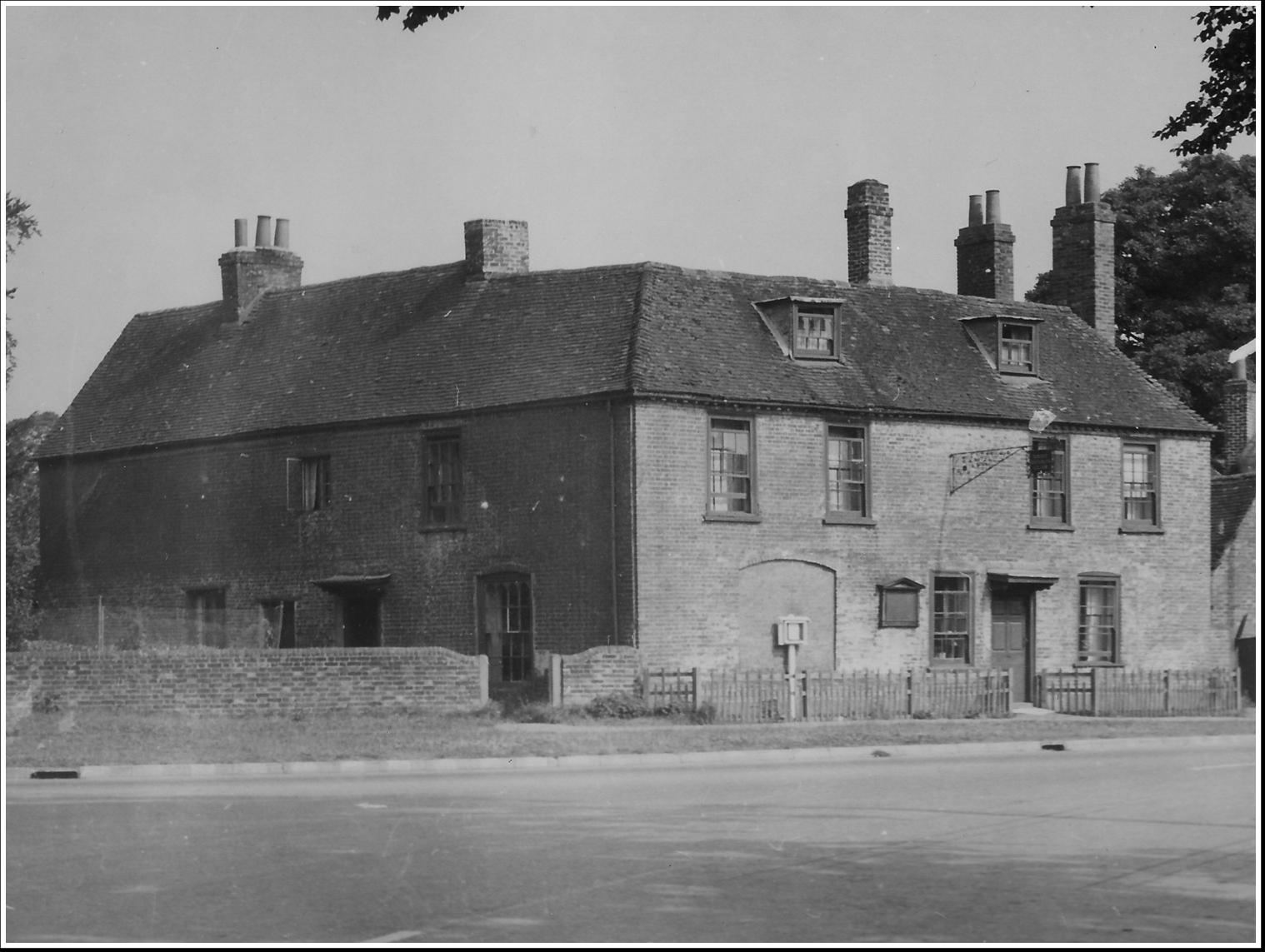 black and white photograph of Jane Austen's House, early 20th century