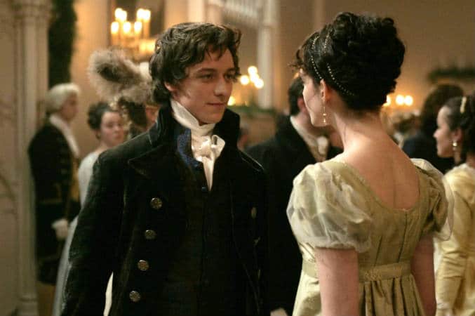 Jane (Anne Hathaway) and Tom (James McAvoy) dance in Becoming Jane (2007)