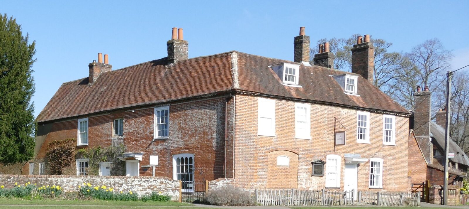 Jane Austen's House in the sunshine
