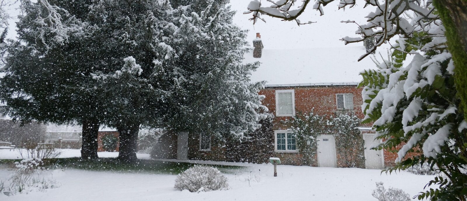 Jane Austen's House in the snow