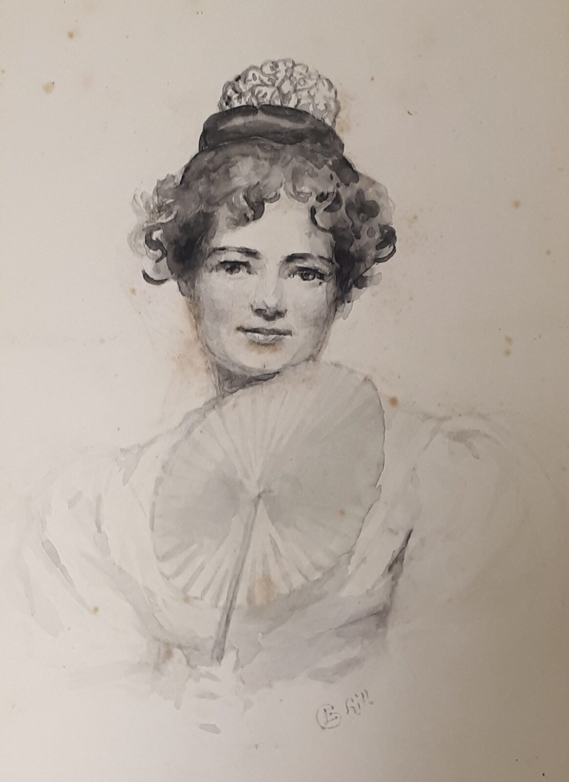 Illustration of Elizabeth Bennet by Ellen G. Hill