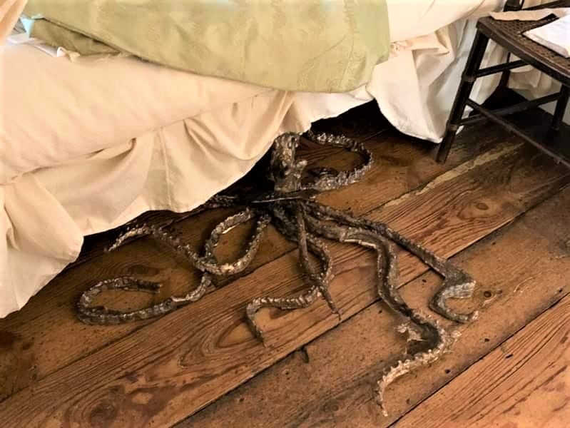'Octopus' by Rups Cregeen, on display in Jane Austen's Bedroom