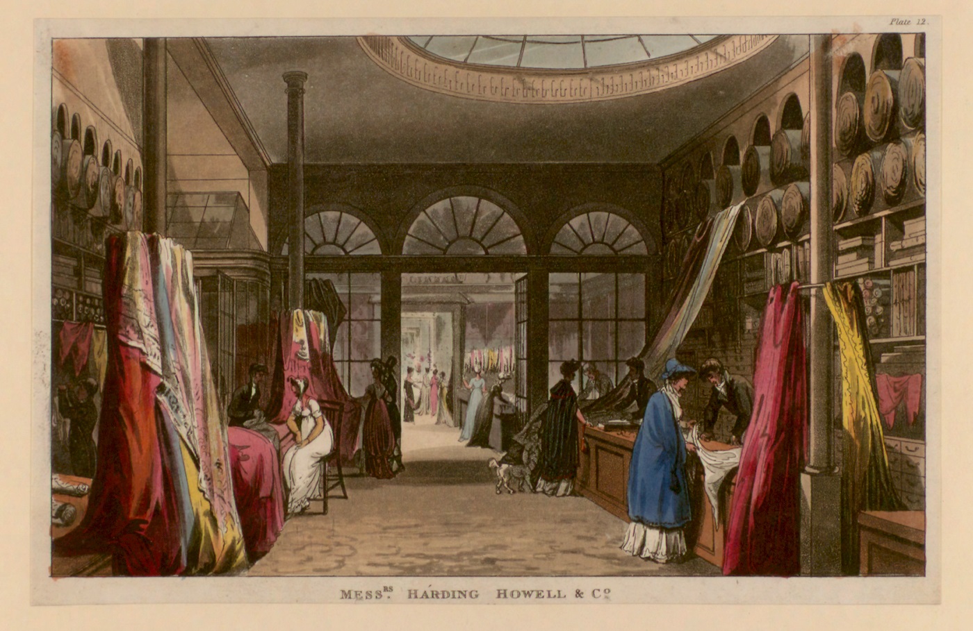 A Drapers' Shop, Messrs Harding, Howell & Co. (London, c. 1810) John Johnson Collection, Trades and Professions 6 (44), Bodleian Libraries