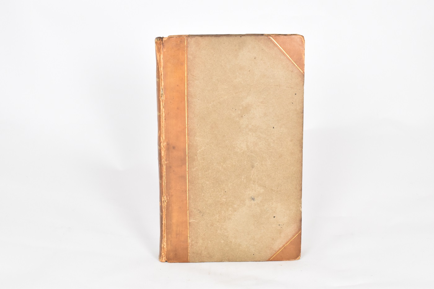 First edition of Mansfield Park published in May 1814. The front cover in plain drab boards.