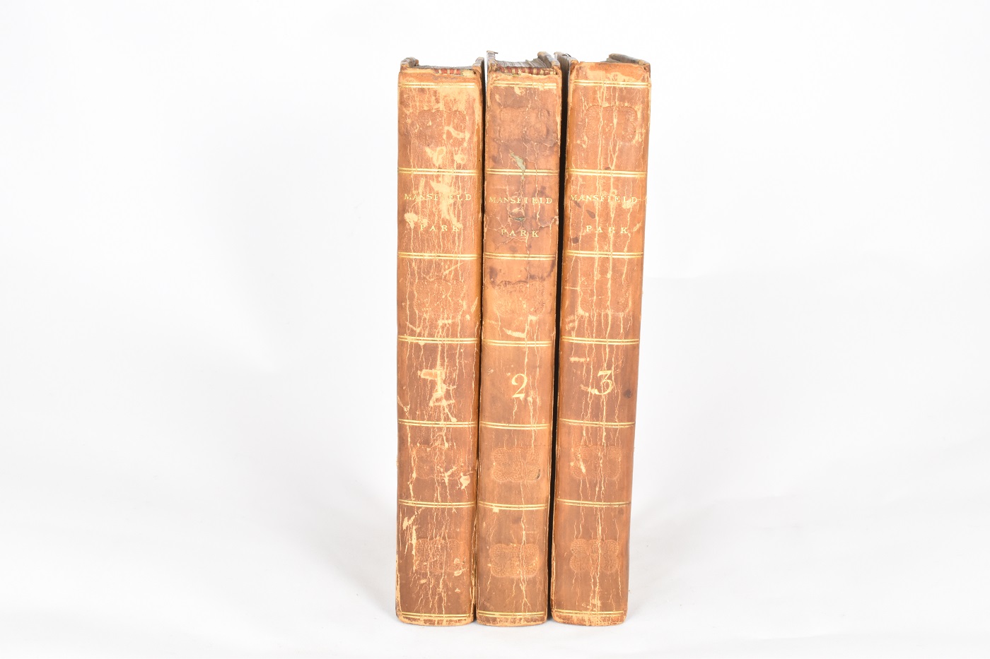 First edition of Mansfield Park published in May 1814. A three volume set.