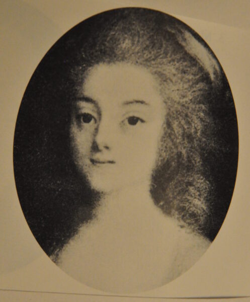 Portrait miniature of Eliza, Comtesse de Feuillide